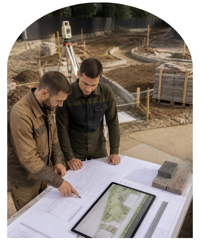 Проект благоустройства территории для дворов и парков в Волгограде
